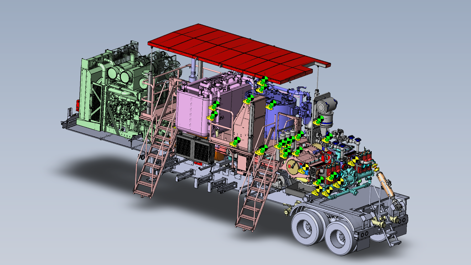 Halliburton industrial CAD assembly