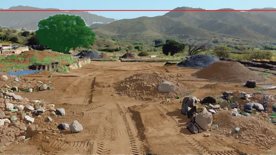 Semantic segmentation overlay