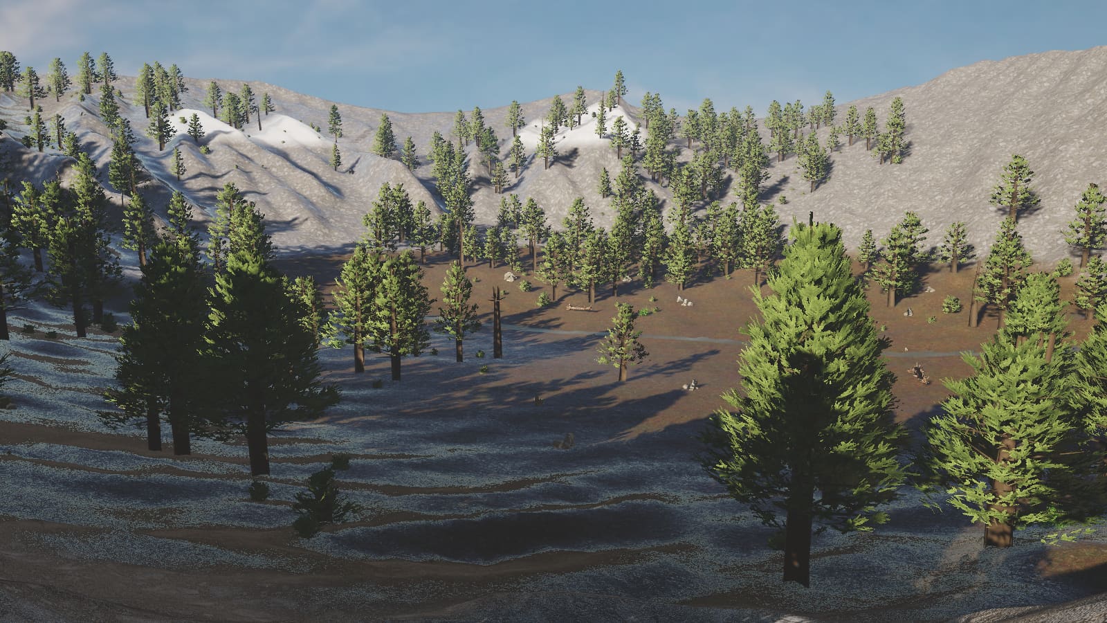 Forge Valley low fly-through view