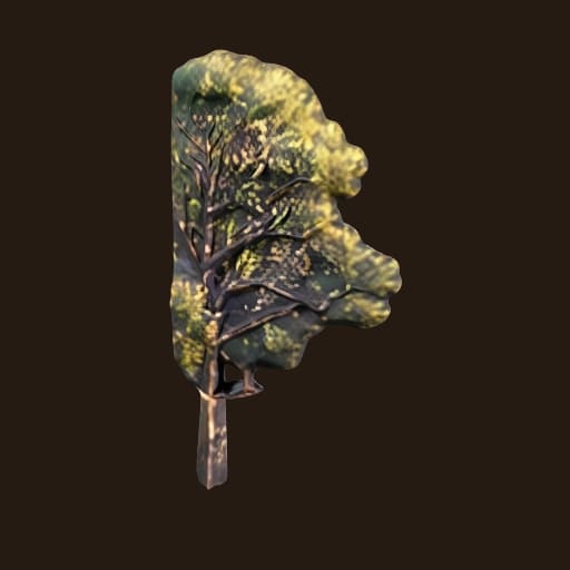Broad crown tree model preview