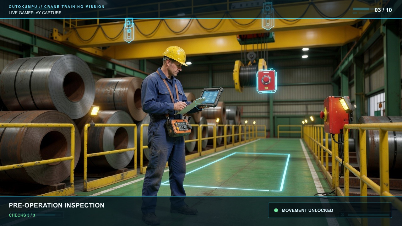Storyboard frame 03: Pre-Operation Inspection